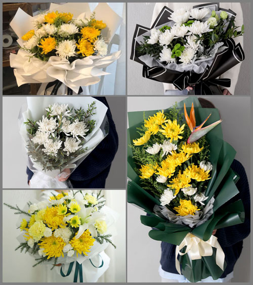 河北沧州黄骅市旧城镇白事花束代送